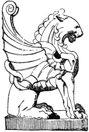 Sitting Winged Lioness Clipart Etc Wings Art Clip Art