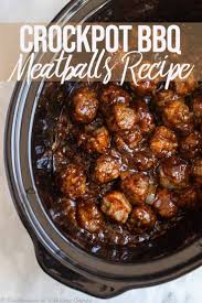 Crockpot Bbq Meatballs Recipe Bbq Meatballs Crockpot Crockpot Bbq Homemade Meatballs
