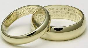 Ring Set Wedding Vow Rings Custom Engraved 14k By Engraveddesigns 895 00 Engraved Wedding Rings Wedding Band Engraving Engagement Ring Quotes