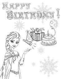 Frozen Elsa Coloring Pages Happy Birthday Sketch Coloring Page Happy Birthday Coloring Pages Elsa Coloring Pages Birthday Coloring Pages