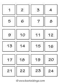 Wie groß sind die direkten und indirekten auswirkungen der pandemie auf die gesamtzahlen der. Adventskalender Zahlen Zum Ausmalen Basteldinge