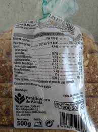 Pan 5 Semillas Mercadona 500g