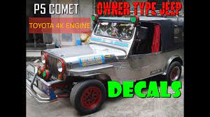 Maybe you would like to learn more about one of these? Owner Type Jeep Pineda Five Comet Decals By Sir Val Queg Youtube