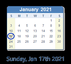 2021 calendar with holidays and celebrations of united states. January 2021 Calendar With Holidays United States