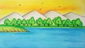 Natural Scenery Drawing How To Draw Nature Scenery Step By Step Prakritik Drishya Drawing Youtube Kudrati drashya and discovery and letest flower. natural scenery drawing how to draw nature scenery step by step prakritik drishya drawing