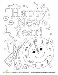 Arbeitsblatter Happy New Year Coloring Sheet Arbeitsblatter Coloring Happy Sheet New Year Coloring Pages New Year S Eve Crafts New Year S Eve Activities