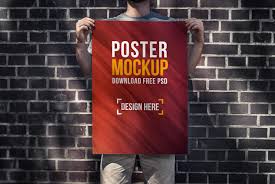 Poster Mockup Psd 4 Mockups Bundle Freebie Pixelify Best Free Fonts Mockups Templates And Vectors Poster Mockup Poster Mockup Free Brochure Mockup Free