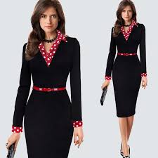 Women S Casual Wear To Work Office Business Sheath Pencil Dress Business Dresses Dresses For Work Bodycon Dress Casual