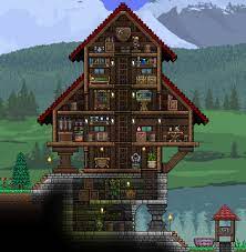 Terraria let's build takes a look at how to build a big base in terraria for pc, console & mobile! Snug House Well Terraria Terraria House Design Terraria House Ideas Terrarium Base