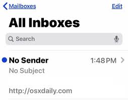 Tap on the mail account that you want to check. How To Fix No Sender No Subject Mail Bug In Ios 13 Ipados 13 Osxdaily