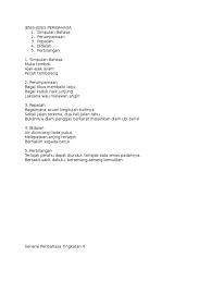 {chorus} ala payung la payung si intan payung dipandang rendah setahun jagung perlahan dayung asal sampai ke hujung jangan lah sanjung kaduk naik junjung. Jenis