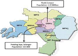 Perintah kawalan pergerakan bersyarat (pkpb) di seluruh negara ditamatkan kecuali tiga negeri iaitu selangor, kuala lumpur dan sabah dilanjutkan lagi selama 14 hari bermula 7 hingga 20 disember ini. Map Of Kuala Lumpur And Selangor Areas Download Scientific Diagram