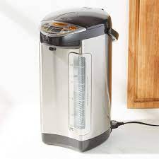 I purchased the 3.0l model in june, the bottom of the boiler started to rust in august. Zojirushi Ve Hybrid Stainless Dark Brown 5 Liter Water Boiler And Warmer Reviews Crate And Barrel