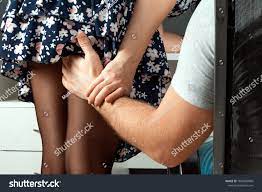 Male Hand Climbs Girl Under Skirt Stock Photo 1652800960 | Shutterstock