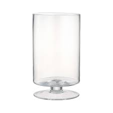 Product details page for smooth glass hurricane candleholders, 4 in. London Glass Hurricane Candle Holders Crate And Barrel
