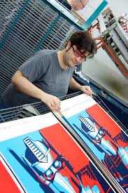 The Craft Of Print Step By Step Through An Art Print Process Screen Print Poster Diy Screen Printing Screen Printing