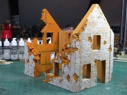 Ww Ii Building 1 Military Diorama Miniature Wargaming Model Making