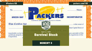 (governed by a board of directors). Green Bay Packers On Twitter Reliving 100 Key Moments In Packers History April 11 1950 Survival Stock Https T Co Ktaytng2wp Packers100 Https T Co Gacbperb7v