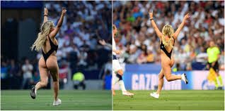 This video will talk about kinsey sue the champions league final streaker who gained over 1 million followers in 24 hours and. Champions League Match Streaker Claims Her Instagram With Millions Of Followers Has Been Hacked Total Pro Sports