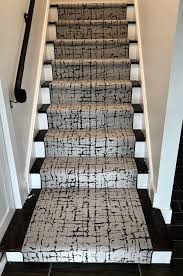 Black And White Stair Runner Modern Stair Runner In 2020 Stair Runner Stair Runners Carpet Modern Stair Runner Carpet