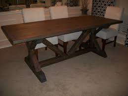 Shorter Fancy X Farmhouse Table With Overhang Modern Farmhouse Table Rustic Farmhouse Table Farmhouse Table Plans