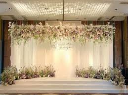 Flowers Stage Wedding Flowers Design Wedding2018 Thaiwedding Decoration Hugw Wedding Backdrop Design Wedding Backdrop Decorations Wedding Stage Backdrop