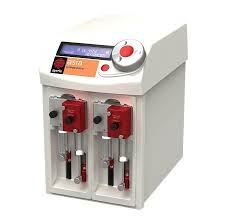 Laboratory syringe pumps for syringes from 5μl to ~150ml: Asia Flow Chemistry Syringe Pump By Syrris