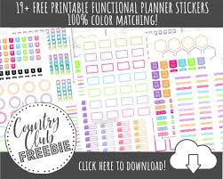 1000 s of free printable functional planner stickers you ll want to download now a country girl s life