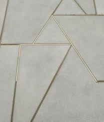 Cement Floor With Brass Or Gold Inlay For Entry Way Flooring Floor Design Design