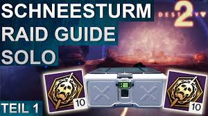 Destiny 2 Tiefsteinkrypta Raid Schneesturm Sparrow Phase 1 Kiste Solo Guide Deutsch German Youtube