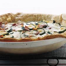 Zucchini Bacon And Gruyere Quiche Recipe Recipes Quiche Food
