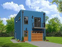 Modern garage apartment plan 2 car 1 bedroom 615 sq ft. Plan 062g 0083 The House Plan Shop