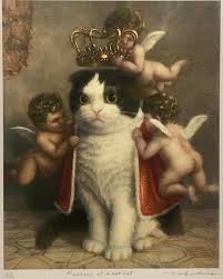 Majesty painting based on an image of your pet. The Majesty Of Royal Felines Immortalized In Paintings Laptrinhx News