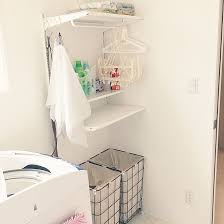 バス トイレ ベルト掛け 洗剤置き場 ハンガー収納 ナチュラル などのインテリア実例 2018 05 16 09 42 54 roomclip ルームクリップ お風呂場 収納 インテリア 実例 インテリア