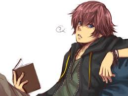 Cute Anime Guy Red Hair Holding Book Anime Boy Anime Anime Guys