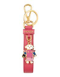 prada key rings in fuchsia modesens キーホルダー 創意 作品集