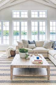 Lake House Blue And White Living Room Decor Farm House Living Room Blue And White Living Room White Living Room Decor