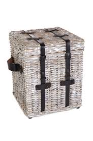 The lawton basket showcases a woven rattan design and traditional brown hue. Idfktln7b1csnm