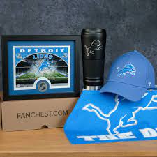 Detroit Lions Gift Box Premium Lions Gear Fanchest Gifts For Sports Fans Lion Gifts Detroit Lions