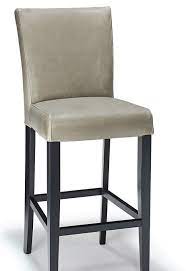 They are very attractive, made of the best materials, and stitched to comfortable perfection. Charroney Grey Aniline Leather Kitchen Breakfast Bar Stool Fully Assembled Padded Seat