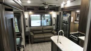 Choosing the right floor plan is a crucial part of here are some 5th wheel camper floor plans that are popular among campers: Sold New 2019 Cherokee Arctic Wolf 295qsl8 5th Wheel Bunkhouse With Loft For Sale At All Seasons Rv In Streetsboro Ohio