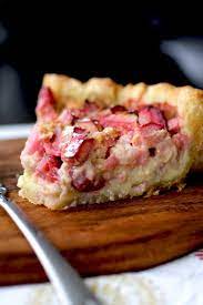 Strawberry Rhubarb Custard Pie Recipe Rhubarb And Custard Easy Pie Recipes Rhubarb Desserts