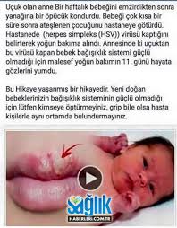 Annesinin Optugu Bebek 11 Gun Sonra Hayatini Kaybetti Ucuk Olan Anne Bir Haftalik Bebegini Emzirdikten Sonra Yan Saglik Bagisiklik Sistemi Yenidogan Bakimi
