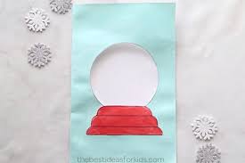 Upload your logo, write the text and let your company stand out! Snow Globe Template Card The Best Ideas For Kids