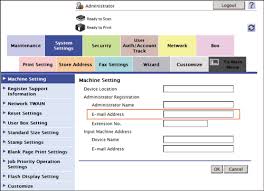 Konica minolta bizhub c25 pcl6 mono. Configuring The Scan To E Mail Environment