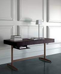 Nella Vetrina Casa Milano Ernest Luxury Italian Desk In Ebony Arredamento Accessori Per La Casa Scrittoio
