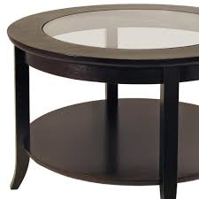 Winsome Wood Genoa Espresso Coffee Table 92219 Round Wood Coffee Table Coffee Table Wood Round Coffee Table