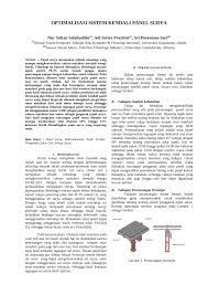 Dalam pendistribusian energi listrik adalah bagaimana cara menyalurkan energi listrik dari pembangkitan. Pdf Optimalisasi Sistem Kendali Panel Surya