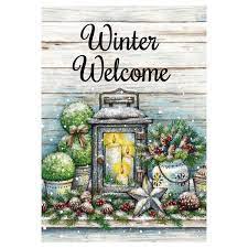Find great deals on ebay for winter decorative flags. Winter Banner Flag Warm Winter Welcome