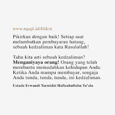 We did not find results for: Kultum Tentang Hutang Dalam Islam Menunda Pembayaran Hutang Adalah Kedzaliman Ngaji Id